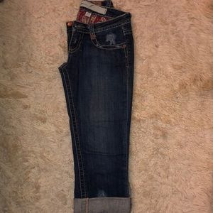 7 for all ManKind cropped jeans